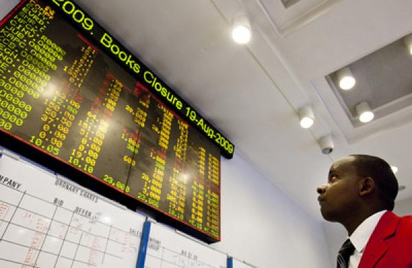 Traders At Nairobi Stock Exchange