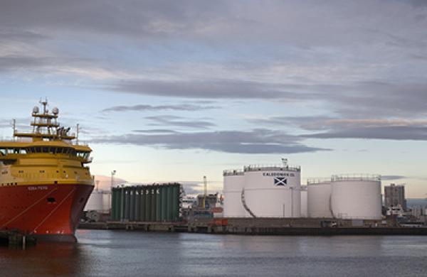Port And Shipping Operations At The Scottish Oil Town