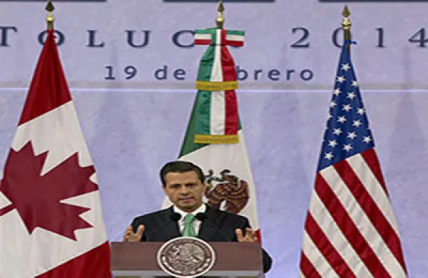 Obama, Pena Nieto, Harper At North America Summit
