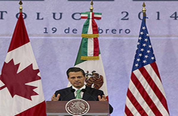 Obama, Pena Nieto, Harper At North America Summit