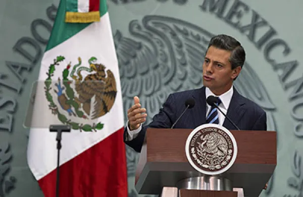 President Enrique Pena Nieto Signs Financial Reform Bill