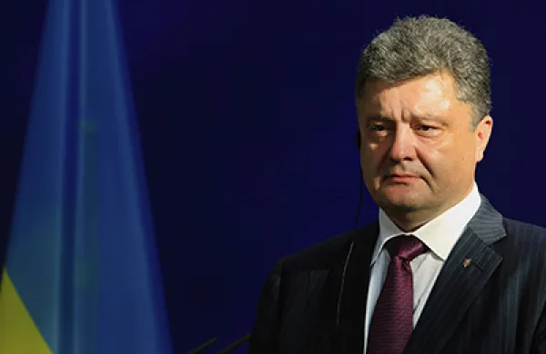 Germany's Chancellor Angela Merkel And Ukrainian President-elect Petro Poroshenko News Conference