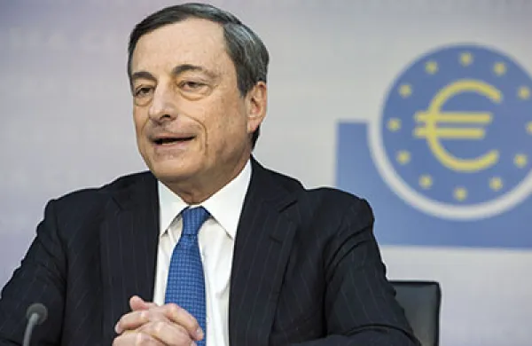European Central Bank President Mario Draghi Announces Interest Rate Decision