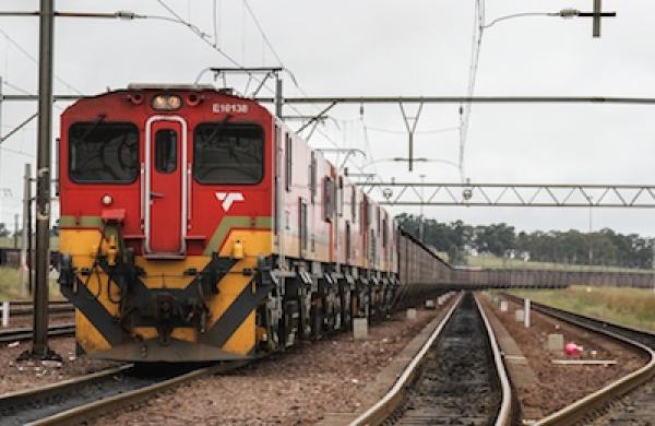 South African Commodities At Freight Rail Terminus