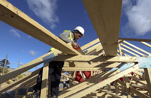 Construction At A Bellway Plc House Building Site Ahead Of Earnings