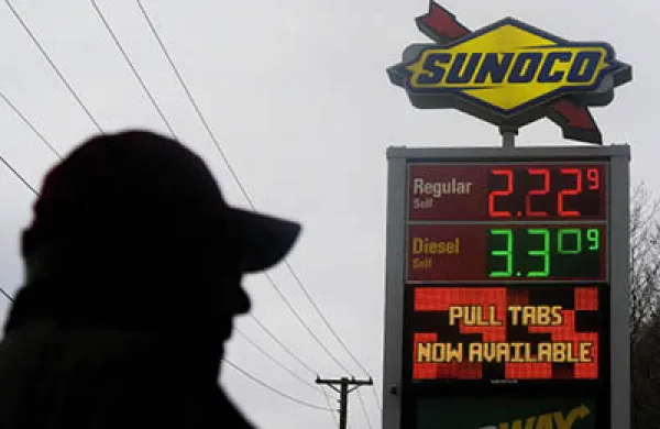 A Sunoco Inc. Fueling Station As Gas Is Surprise Holiday Gift For U.S. Consumers This Year