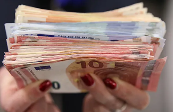 Euro Banknotes As Currency Declines To Nine-Year Low