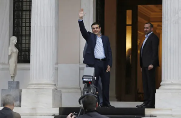 Independent Greeks Party Leader Panos Kammenos Ahead Of Formation Of Anti Bailout Coalition
