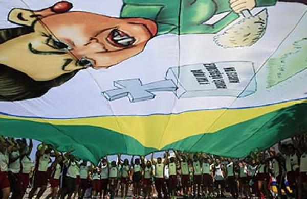 Tens of Thousands March Against President Across Brazil