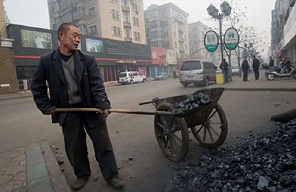 Coal pollution and global warming in Linfen China
