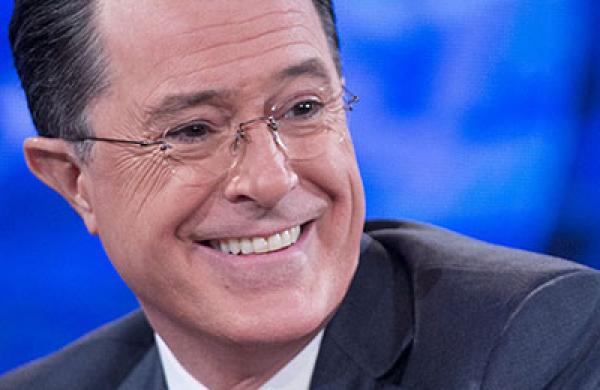 President Obama Tapes An Interview For The Colbert Report with Stephen Colbert