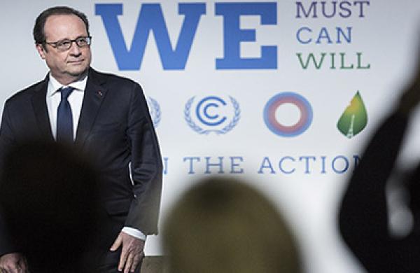 Key Speakers During COP21 Climate Summit Action Day
