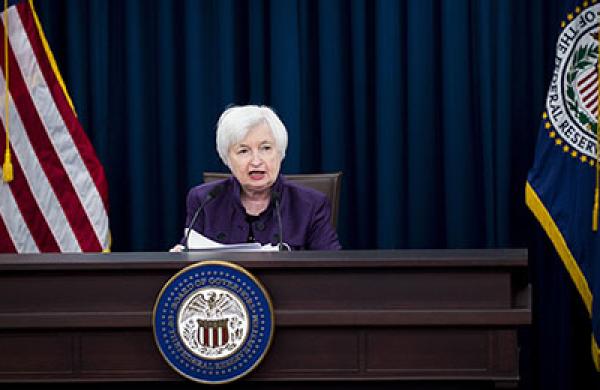 Chair Janet Yellen Holds News Conference Following Federal Open Market Committee Meeting