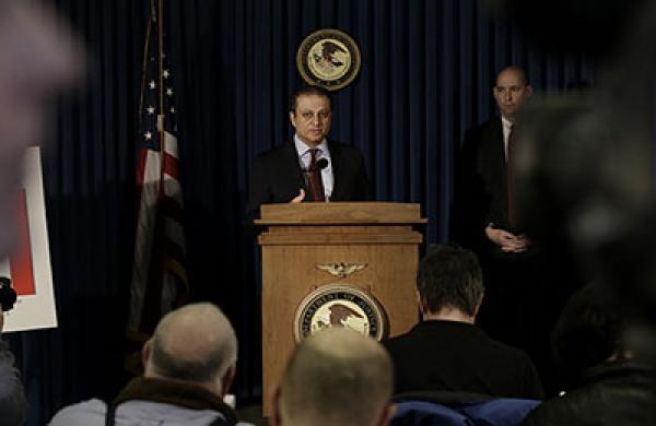U.S. Attorney Preet Bharara Charges 3 With Bribery Involving New York State Pension Fund