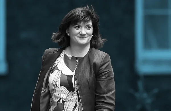 Nicky Morgan, U.K. parliament’s Treasury Committee Chair (Photo credit: Simon Dawson/Bloomberg)