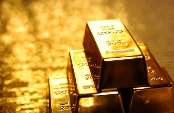 Stack of gold bars
