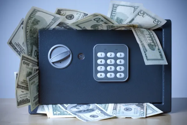 stuck money