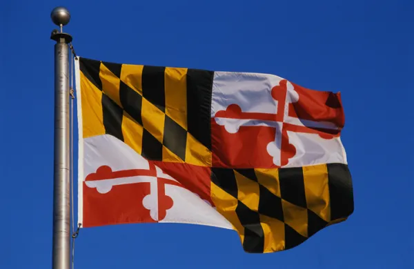 Maryland State Flag - stock photo