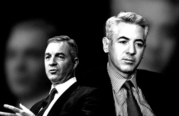Dan Loeb (left) and Bill Ackman (photos: David Paul Morris/Bloomberg; Christopher Goodney/Bloomberg)