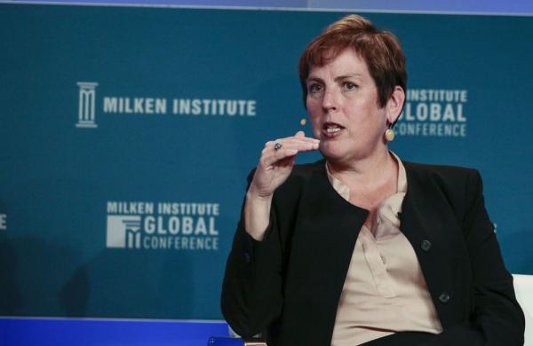 Angela Rodell, CEO of Alaska Permanent Fund. (Kyle Grillot/Bloomberg)