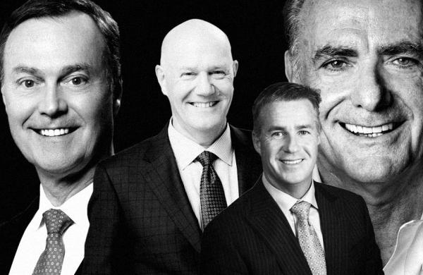 Don Lindsay, CEO of Teck Resources; Michael Emory, CEO of Allied; Keith Creel, CEO of Canadian Pacific Railway and Calin Rovinescu, CEO of Air Canada. (courtesy photos)