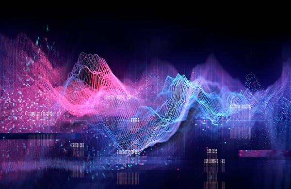 Technical Futuristic Graph