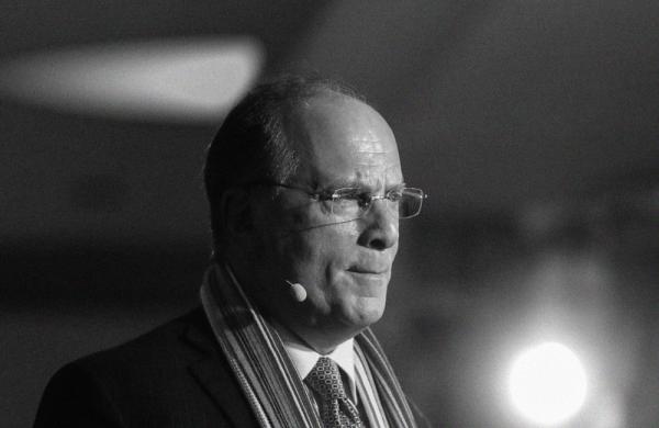 Larry Fink (Simon Dawson/Bloomberg)