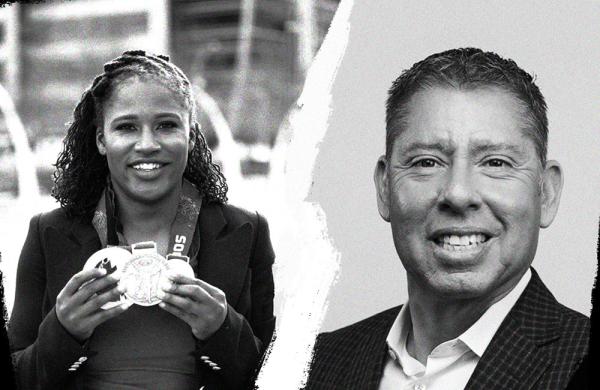 Lauryn Williams and Luis Strohmeier (Courtesy photos)