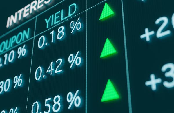 Yield and interest rates moves up.