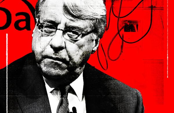 Jim Chanos. (Illustration by II; Misha Friedman/Bloomberg)