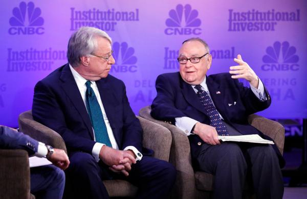 James Chanos and Leon Cooperman (Heidi Gutman/CNBC)