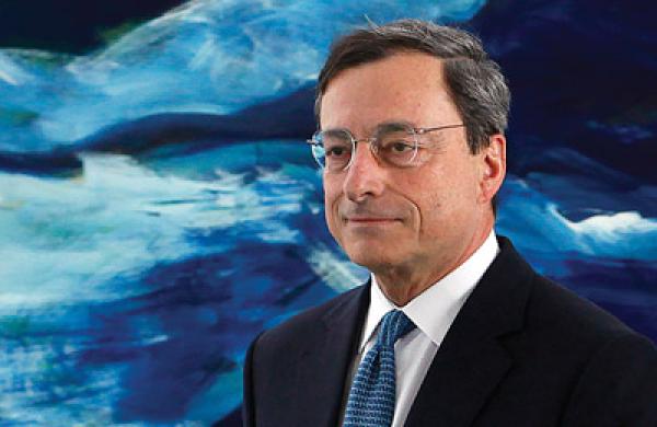 Angela Merkel Meets Italy's Central Bank Governor Mario Draghi