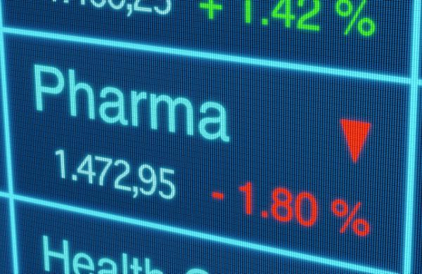 Pharma sector index, stock exchange.