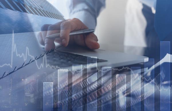 Finance investment, real estate business concept