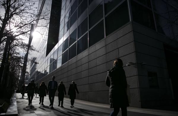 Goldman Sachs headquarters. (Allison Joyce/Bloomberg)