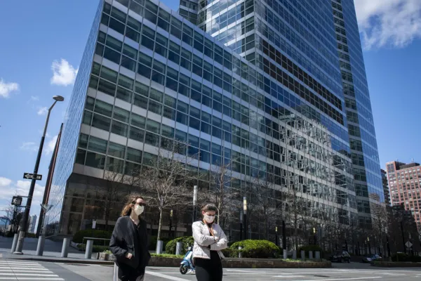 Goldman Sachs headquarters. (Mark Kauzlarich/Bloomberg)