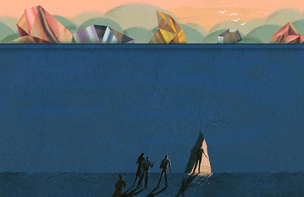 Illustrations: Lisk Feng; Photograph: Jin Lee/Bloomberg