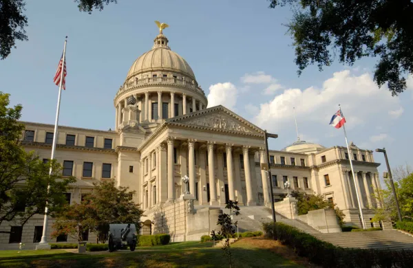 Mississippi State capitol. (Suzi Altman/Bloomberg)