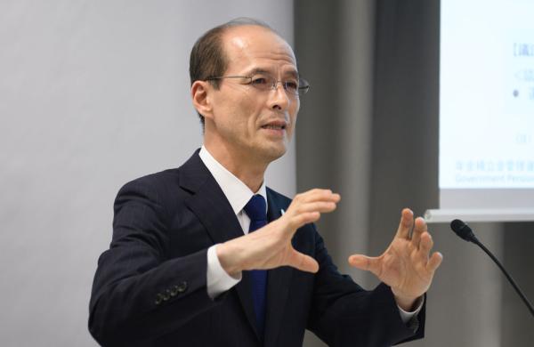 Norihiro Takahashi, president of the Government Pension Investment Fund (Akio Kon/Bloomberg)