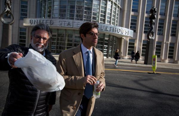 David Levy, right, co-owner and co-chief investment officer of Platinum Partners (Michael Nagle/Bloomberg)