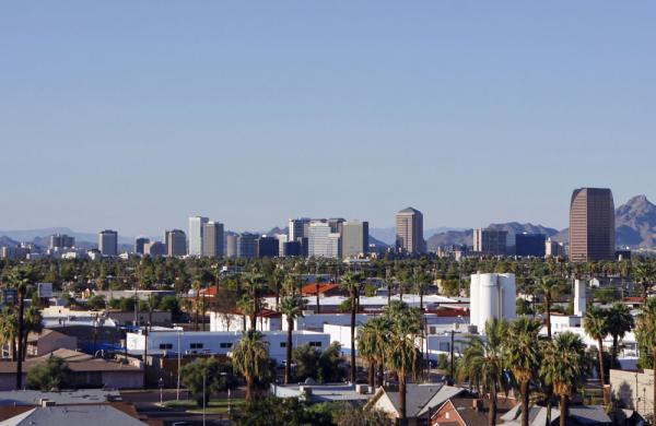 Phoenix, Arizona (Joshua Lott/Bloomberg)