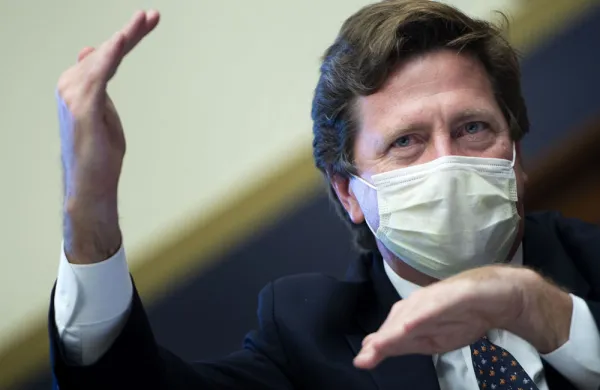 Jay Clayton, chairman of the U.S. Securities and Exchange Commission. (Brendan Smialowski/AFP/Bloomberg)