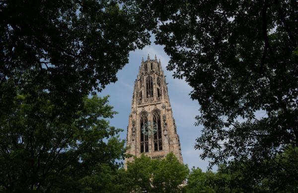 Harkness Tower on the Yale University campus. (Craig Warga/Bloomberg)