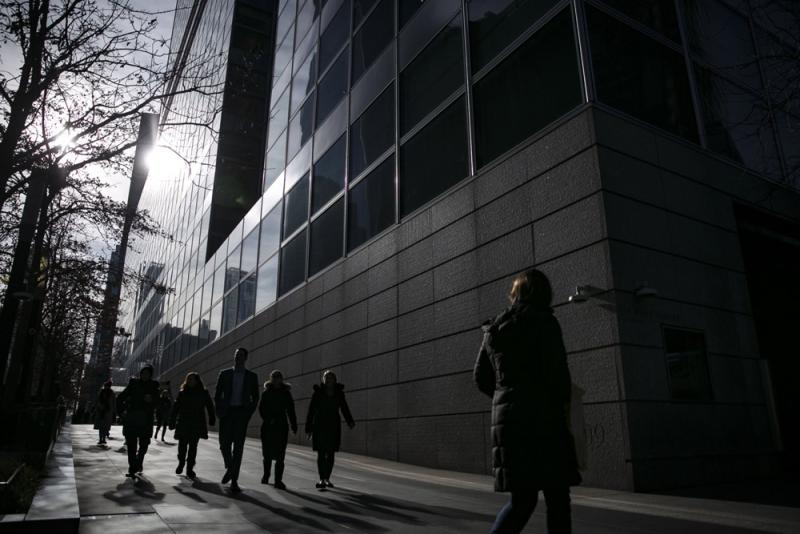 Goldman Sachs headquarters. (Allison Joyce/Bloomberg)