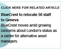 BlueCrest Moves to Geneva