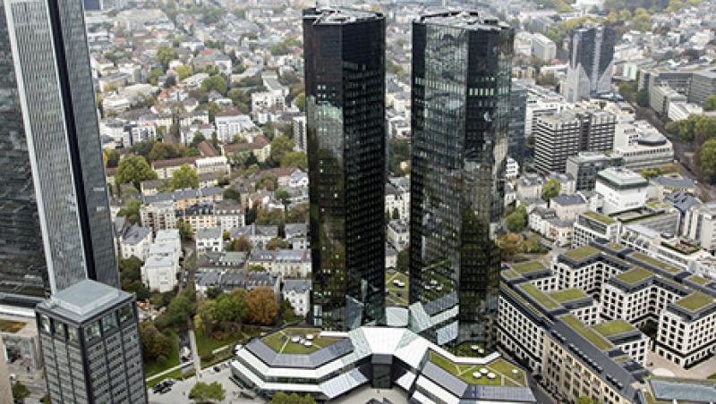 European Central Bank Headquarters And Frankfurt's Financial District Ahead Of Comprehensive Bank Assessment European Central Bank Headquarters And Frankfurt's Financial District Ahead Of Comprehensive Bank Assessment