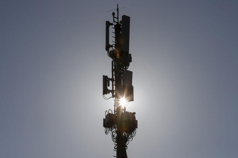 A Swisscom AG network mast, equipped with 5G apparatus. (Stefan Wermuth/Bloomberg) A Swisscom AG network mast, equipped with 5G apparatus. (Stefan Wermuth/Bloomberg)