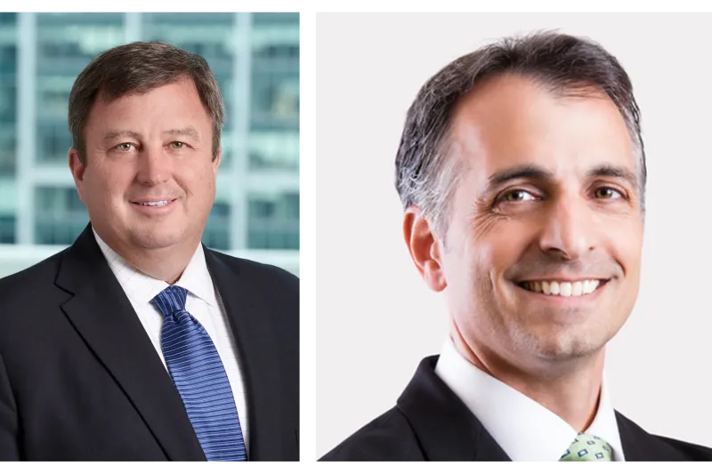 Ian Johnson and Michael Elio headshots