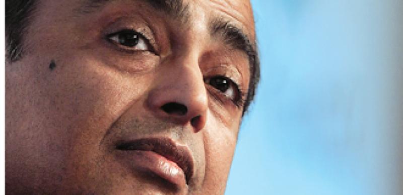 Mukesh D. Ambani, Chairman Of India's Reliance Industries At The Indian Chambers of Commerce And Industry Meeting