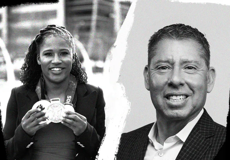 Lauryn Williams and Luis Strohmeier (Courtesy photos) Lauryn Williams and Luis Strohmeier (Courtesy photos)